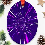 Space Trip 2 Ornament (Oval) Front