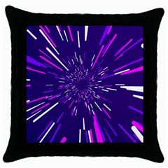 Space Trip 2 Throw Pillow Case (black) by jumpercat