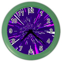 Space Trip 2 Color Wall Clocks by jumpercat