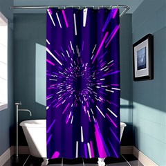 Space Trip 2 Shower Curtain 36  X 72  (stall)  by jumpercat