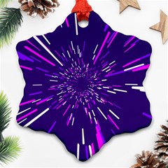 Space Trip 2 Snowflake Ornament (two Sides) by jumpercat