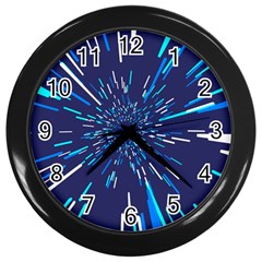 Space Trip 3 Wall Clocks (black) by jumpercat