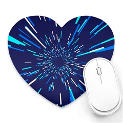 Space Trip 3 Heart Mousepads by jumpercat