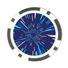 Space Trip 3 Poker Chip Card Guard by jumpercat