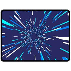 Space Trip 3 Double Sided Fleece Blanket (large)  by jumpercat