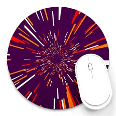 Space Trip 4 Round Mousepads by jumpercat