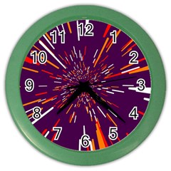 Space Trip 4 Color Wall Clocks by jumpercat