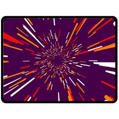 Space Trip 4 Fleece Blanket (large) 