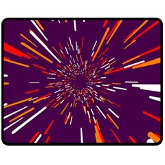 Space Trip 4 Double Sided Fleece Blanket (medium)  by jumpercat