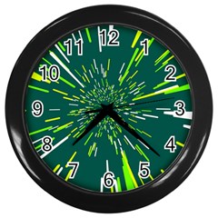 Space Trip 5 Wall Clocks (black) by jumpercat