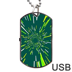 Space Trip 5 Dog Tag Usb Flash (two Sides) by jumpercat