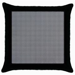 Triangulate Black And White Throw Pillow Case (black) by jumpercat