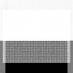 Triangulate Black And White Rectangular Jigsaw Puzzl by jumpercat