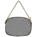 Triangulate Black And White Chain Purses (One Side)  Front