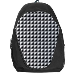 Triangulate Black And White Backpack Bag by jumpercat