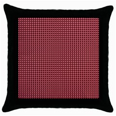 Red Triangulate Throw Pillow Case (black) by jumpercat