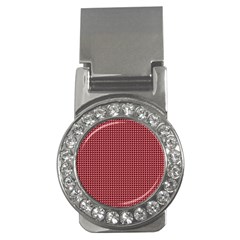 Red Triangulate Money Clips (cz)  by jumpercat