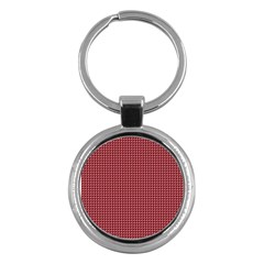 Red Triangulate Key Chains (round)  by jumpercat