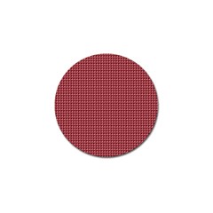 Red Triangulate Golf Ball Marker by jumpercat