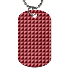 Red Triangulate Dog Tag (two Sides) by jumpercat