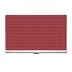 Red Triangulate Business Card Holders by jumpercat