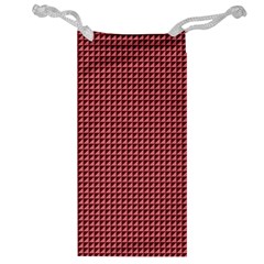 Red Triangulate Jewelry Bag by jumpercat