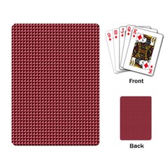 Red Triangulate Playing Card by jumpercat