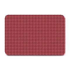 Red Triangulate Plate Mats