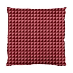 Red Triangulate Standard Cushion Case (one Side) by jumpercat