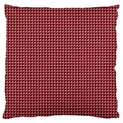 Red Triangulate Standard Flano Cushion Case (two Sides)