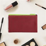 Red Triangulate Cosmetic Bag (XS) Back