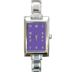 Purple Triangulate Rectangle Italian Charm Watch by jumpercat