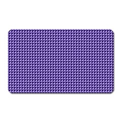 Purple Triangulate Magnet (rectangular) by jumpercat