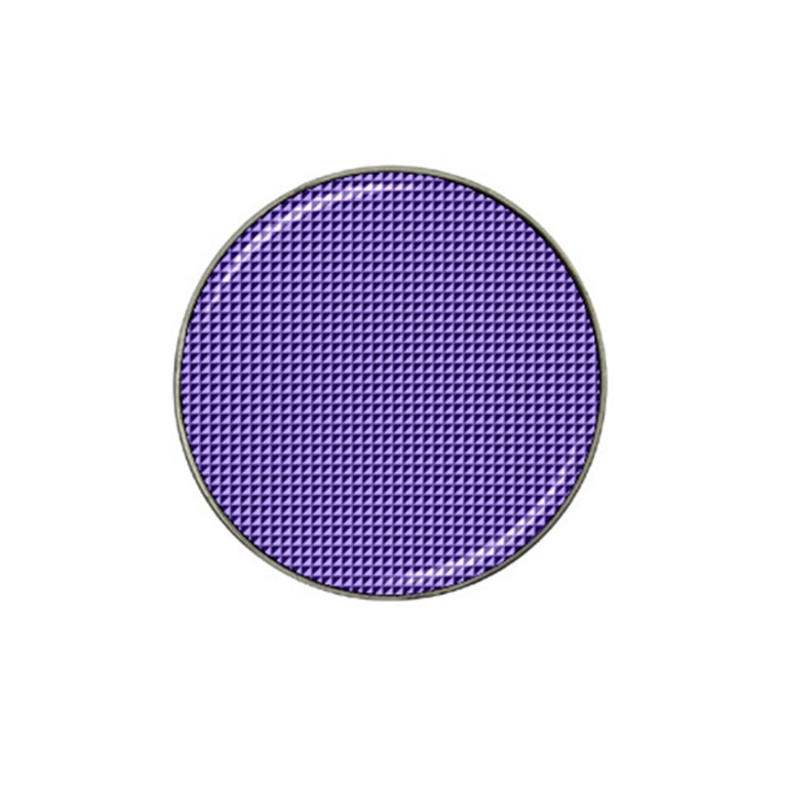 Purple Triangulate Hat Clip Ball Marker