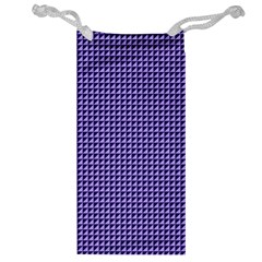 Purple Triangulate Jewelry Bag by jumpercat