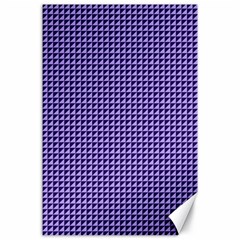 Purple Triangulate Canvas 24  X 36  by jumpercat