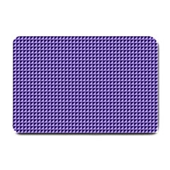 Purple Triangulate Small Doormat  by jumpercat