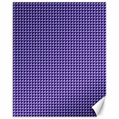 Purple Triangulate Canvas 11  X 14   by jumpercat