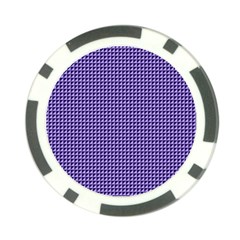 Purple Triangulate Poker Chip Card Guard by jumpercat