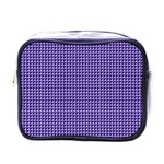 Purple Triangulate Mini Toiletries Bags Front