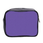 Purple Triangulate Mini Toiletries Bag 2-Side Back