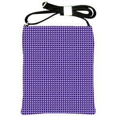 Purple Triangulate Shoulder Sling Bags by jumpercat