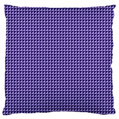 Purple Triangulate Large Cushion Case (two Sides) by jumpercat