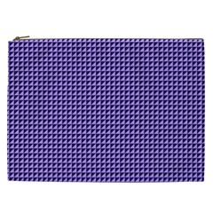 Purple Triangulate Cosmetic Bag (xxl)  by jumpercat