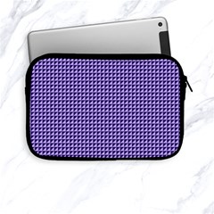 Purple Triangulate Apple Ipad Mini Zipper Cases by jumpercat