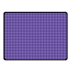 Purple Triangulate Double Sided Fleece Blanket (small)  by jumpercat