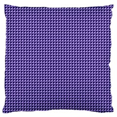 Purple Triangulate Standard Flano Cushion Case (one Side) by jumpercat