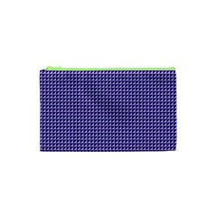 Purple Triangulate Cosmetic Bag (xs) by jumpercat