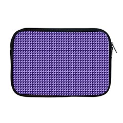 Purple Triangulate Apple Macbook Pro 17  Zipper Case by jumpercat