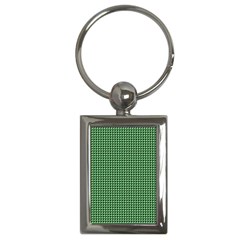 Green Triangulate Key Chains (rectangle)  by jumpercat